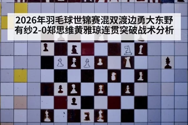 2026年羽毛球世锦赛混双渡边勇大东野有纱2-0郑思维黄雅琼连贯突破战术分析